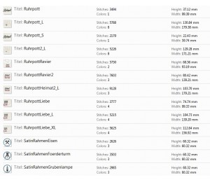 Stickserie Ruhrpott Liebe